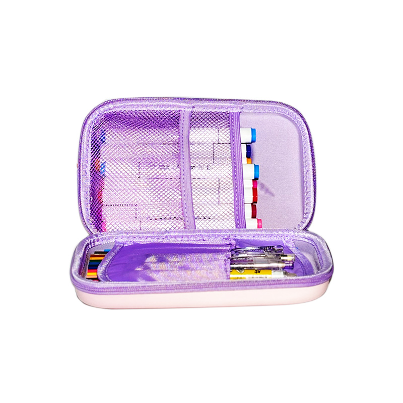 Purple Cute Girl Pencil Case