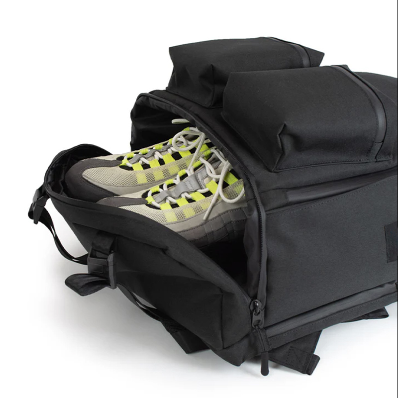 Backpack with shoe compartment