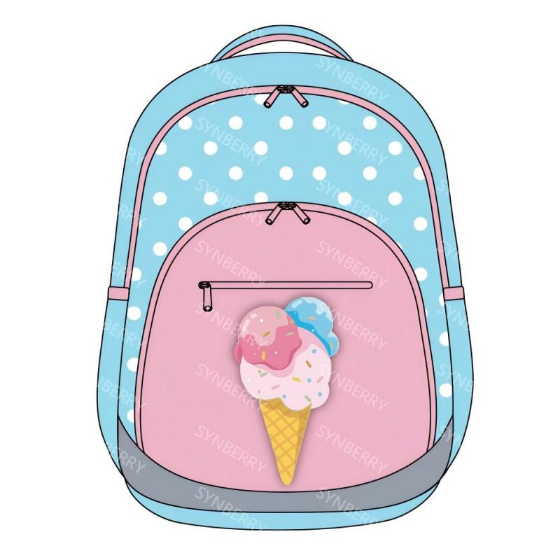 Sweet Ice Cream Pastel Kids Backpack Design