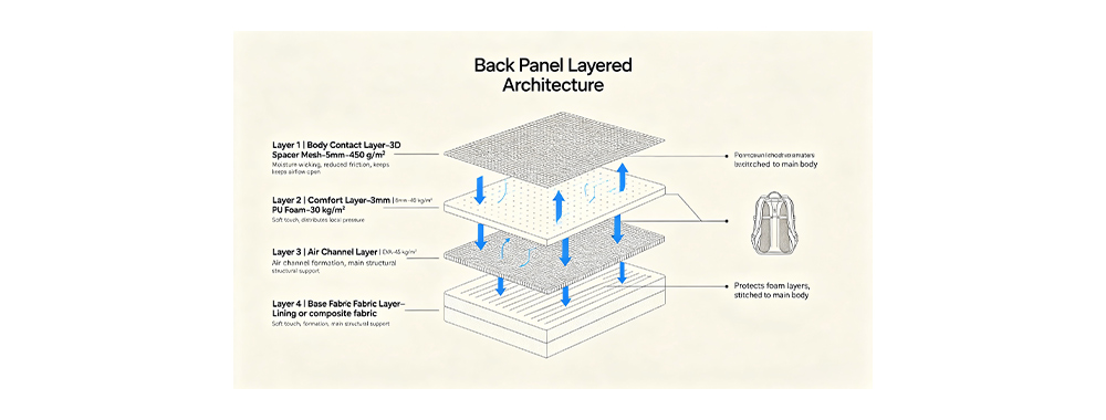 Layered architecture of backplane system